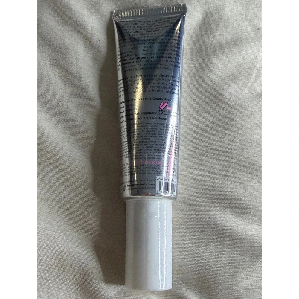 GLOW Seraphine Botanicals Alfalfa + Glaze Primer Unisex 1.76oz Green Like New